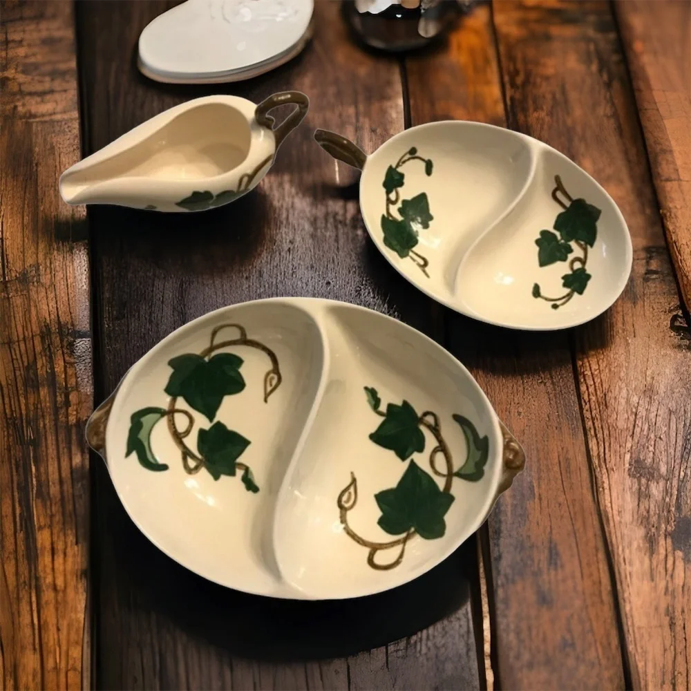 Vintage California Ivy by Metlox Poppytrail Three Piece Set - Picture 2 of 16